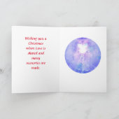 ANGEL HAPPY HOLIDAYS CHRISTMAS CARD KARTE (Innenseite)