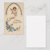 Angel Happy Oaster Day Gruß Visitenkarte (Vorne/Hinten)