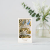 Angel Healing Christlich Business Card Visitenkarte (Stehend Vorderseite)