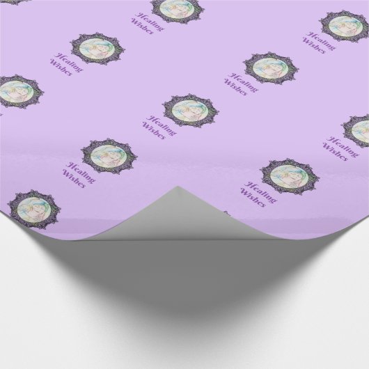 Angel Healing Wunsche Geschenkpapier (Ecke)