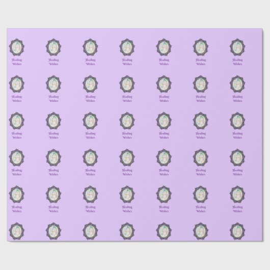 Angel Healing Wunsche Geschenkpapier (Flach)