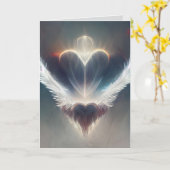 Angel Heart Gruß/Note Card Karte (Gelbe Blume)