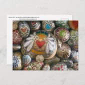 Angel Heart Rock & Silver Muschel Postkarte (Vorne/Hinten)