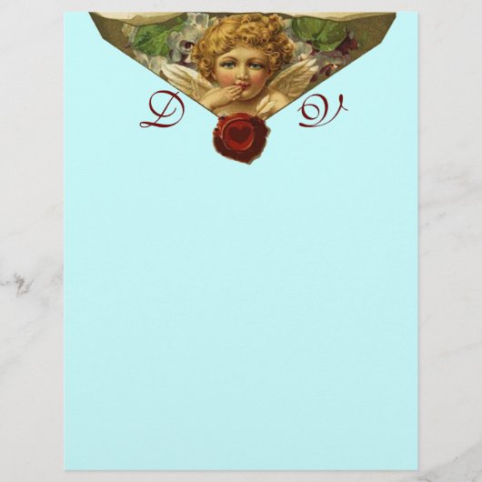 ANGEL HEART WAX SIEGEL Monogram Blue (Vorderseite)