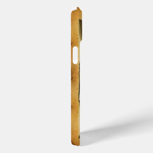 ANGEL HEART WAX SIEGEL PARCHMENT Monogramm Case-Mate iPhone Hülle (Rückseite / Rechts)