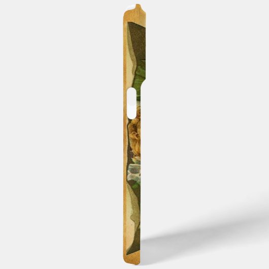 ANGEL HEART WAX SIEGEL PARCHMENT Monogramm Case-Mate iPhone Hülle (Rückseite / Rechts)