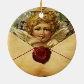 ANGEL HEART WAX SIEGEL PARCHMENT Monogramm Keramikornament (Hinten)