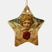 ANGEL HEART WAX SIEGEL PARCHSTAR Monogramm Keramikornament (Rechts)