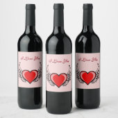 Angel Heart Weinetikett (Flaschen)