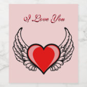 Angel Heart Weinetikett (Einzelnes Label)