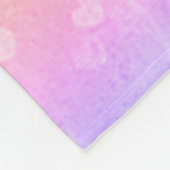 Angel Heart Wings Pink Purple Ombre Art Custom Fleecedecke (Ecke)