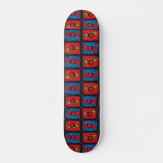 Angel Hearts and Devil Hörmuster Skateboard