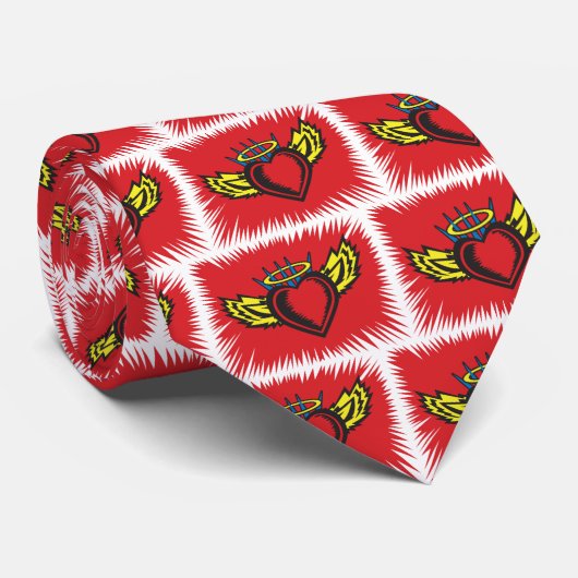 Angel Hearts Krawatte (Gerollt)