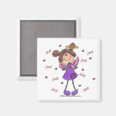 Angel Hearts Magnet (Vorderseite/Rückseite)