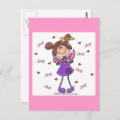 Angel Hearts Postkarte (Vorne/Hinten)