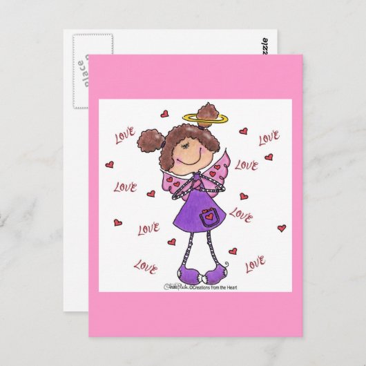 Angel Hearts Postkarte (Vorne/Hinten)