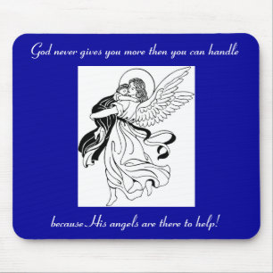 Angel Help Mouse Pad Mousepad