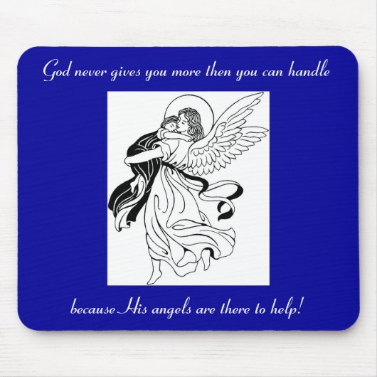 Angel Help Mouse Pad Mousepad (Vorne)