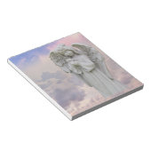Angel Holding-Blume Notizblock (angewinkelt)