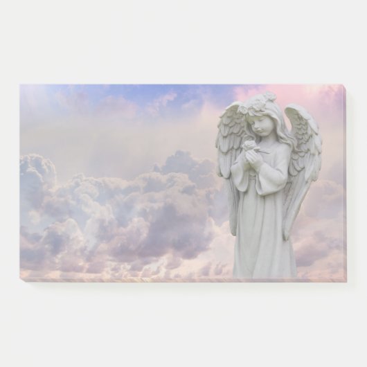 Angel Holding-Blume Post-it Klebezettel (Vorderseite)