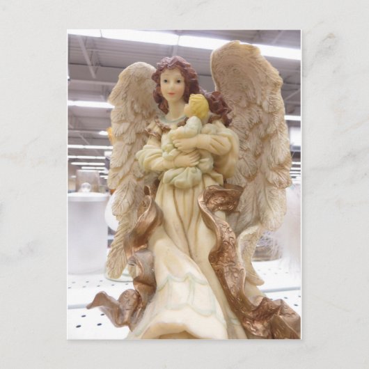 Angel Holding Child Postkarte (Vorderseite)