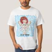 Angel Holding Dog T-Shirt (Vorderseite)