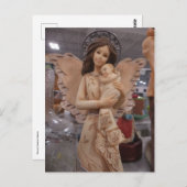 Angel Holding Säugling Postkarte (Vorne/Hinten)
