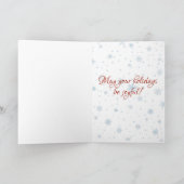 Angel Holiday Card Karte (Innenseite)