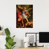 Angel Holy Archangel St. Michael Poster (Heimbüro)