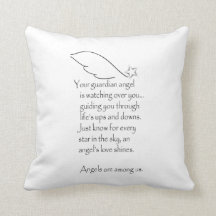 ANGEL HUGS GUARDIAN ANGEL WATCHPILLOW