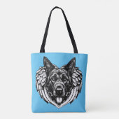 Angel-Hundehündin Tasche (Rückseite)