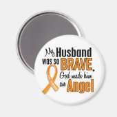 Angel Husband Leukämie Magnet (Vorderseite/Rückseite)