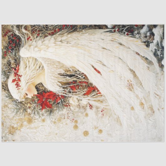 Angel im Baum Seidenpapier (Vorderseite)