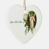 Angel im Garten Keramikornament (Rechts)