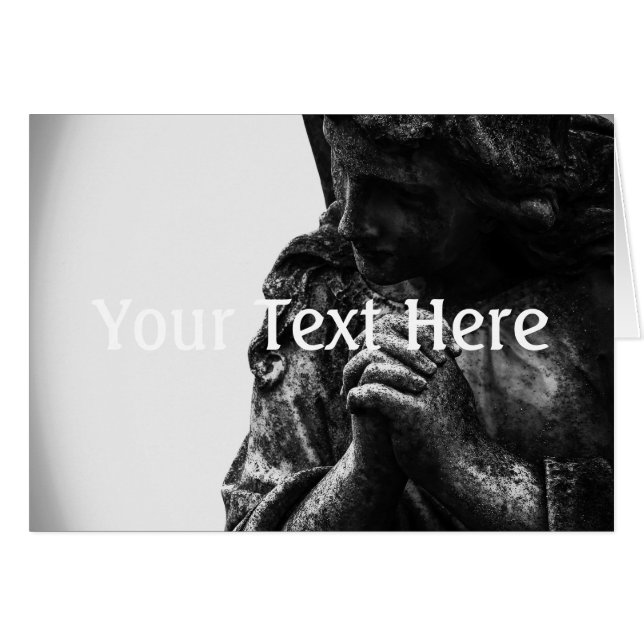 Angel im Gebet (Vorderseite (Horizontal))