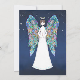 Angel im Gebet Feiertagskarte