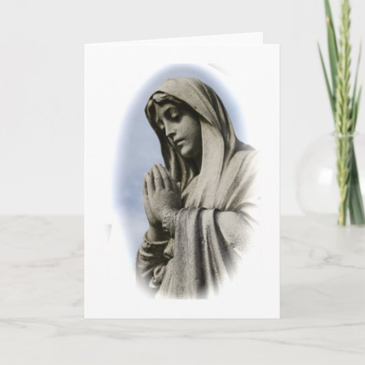 Angel im Gebet Karte (Vorderseite)