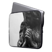 Angel im Gebet Laptopschutzhülle (Vorderseite Links)