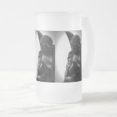 Angel im Gebet Mattglas Bierglas (VorderseiteRechts)