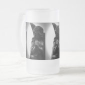 Angel im Gebet Mattglas Bierglas (Vorderseite Links)