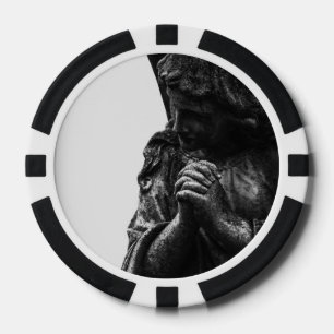 Angel im Gebet Pokerchips