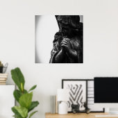 Angel im Gebet Poster (Heimbüro)
