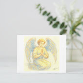 Angel im Gebet Postkarte (Stehend Vorderseite)