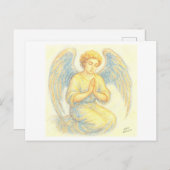 Angel im Gebet Postkarte (Vorne/Hinten)