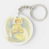 Angel im Gebet Schlüsselanhänger (Rückseite)