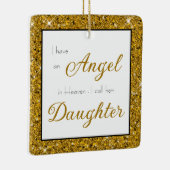 Angel im Heaven-Daughter-Foto Keramikornament (Rechts)