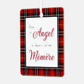 Angel im Heaven Mémère-Foto Ornament Aus Metall (Vorderseite links)