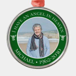 Angel im Heaven Memorial-Foto Ornament Aus Metall