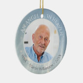 Angel im Himmel | In Memory Foto Keepake Keramik Ornament (Rechts)