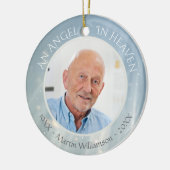 Angel im Himmel | In Memory Foto Keepake Keramik Ornament (Links)